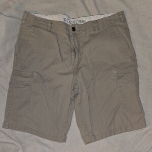 Dockers Men's Khaki Cargo Shorts 36